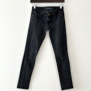Anchor Blue Iris Black Super Skinny Jeans Size 1